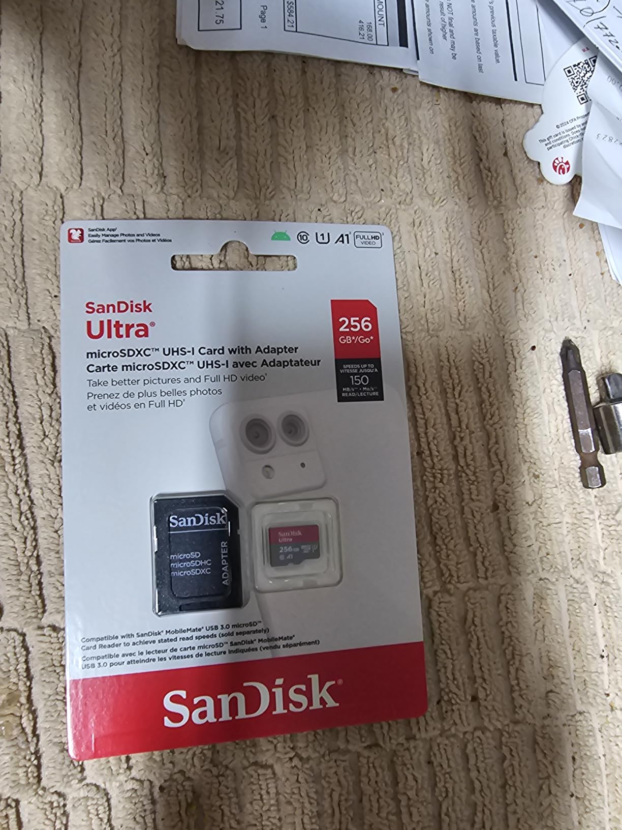 SANDISK 128GB Ultra microSD Card + Adapter, Up to 140MB/s Read Speeds customer photo 2