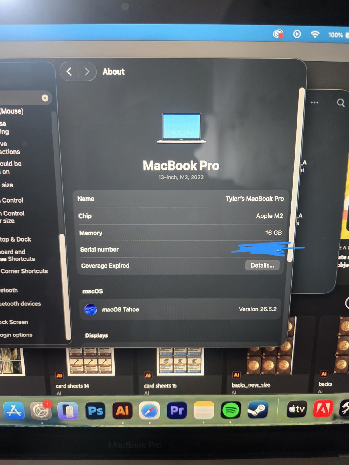 Renewed 13-inch MacBook Pro M2 customer photo 2