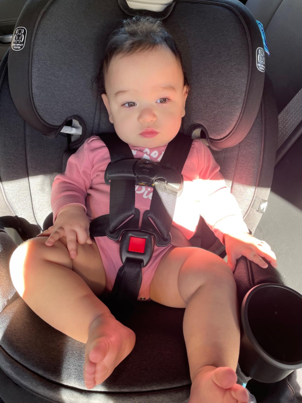 Graco® Turn2Me 3-in-1 Convertible Car Seat Rotating Seat feature with Rear-Facing Forward-Facing and Highback Booster options in Cambridge customer photo 2