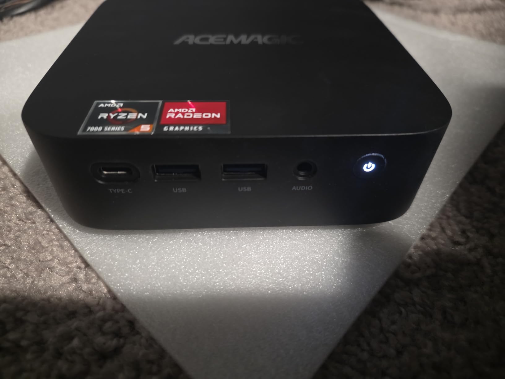 ACEMAGIC K1 Gaming Mini PC Ryzen 7 7735HS 24GB 512GB SSD Windows 11 Pro customer photo 1