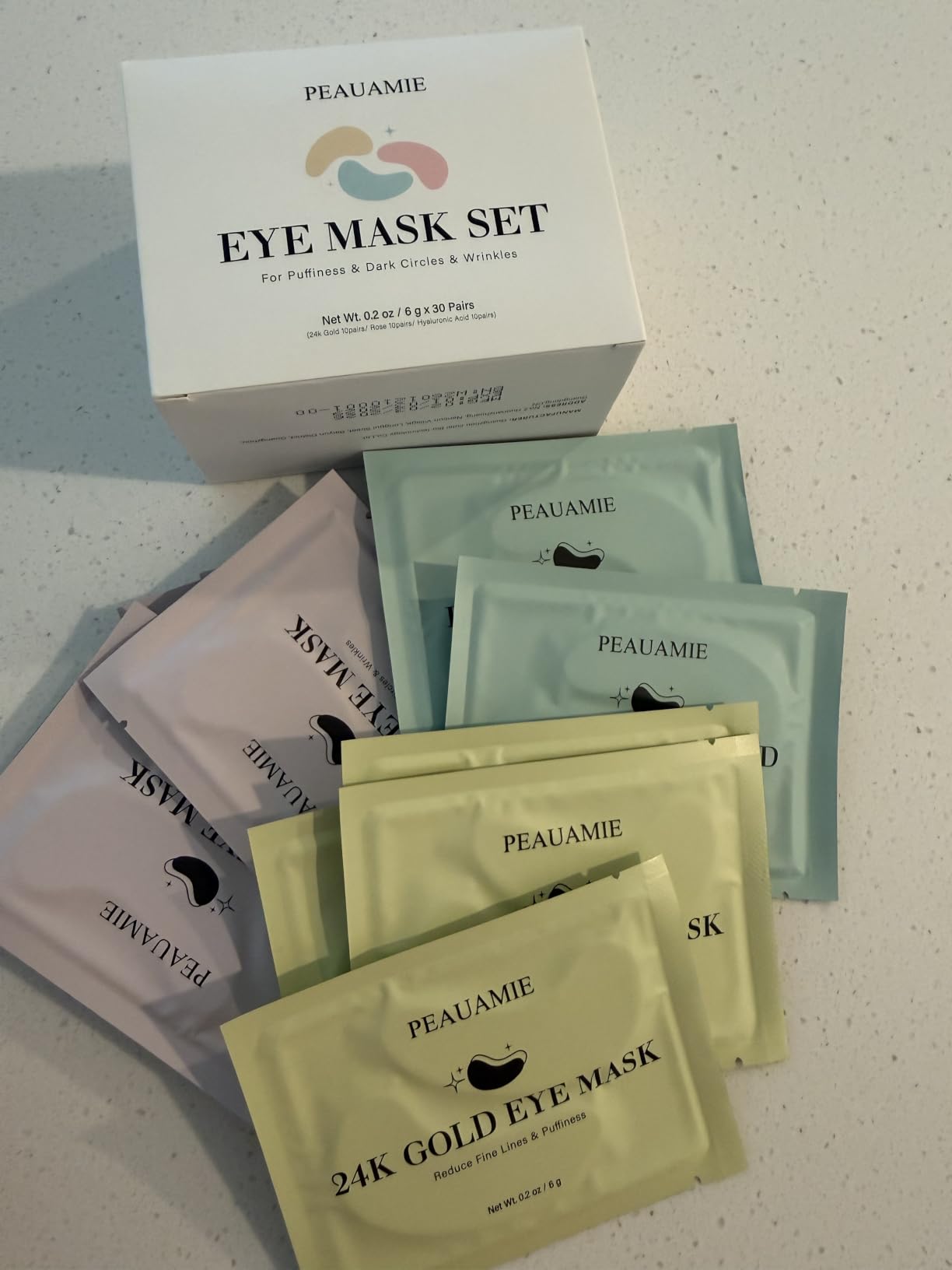 PEAUAMIE Under Eye Patches customer photo 2