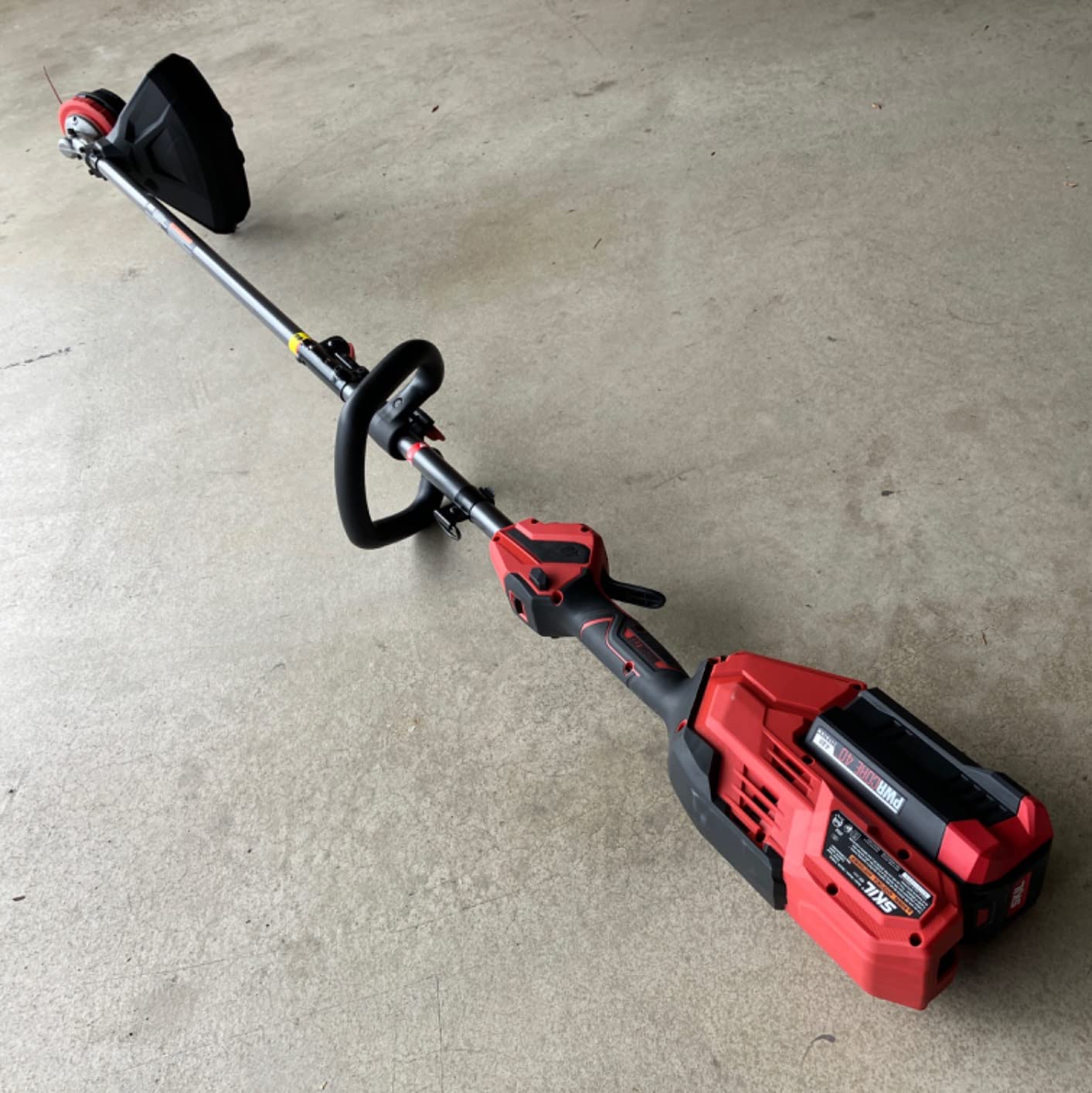 SKIL PWR CORE 40 Brushless 40V Multi-Head System, 16-Inch String Trimmer Kit, Cordless Electric Trimmer for Weeds and Grass, Includes 4.0Ah Battery and Charger- PLT1500C-10 customer photo 2