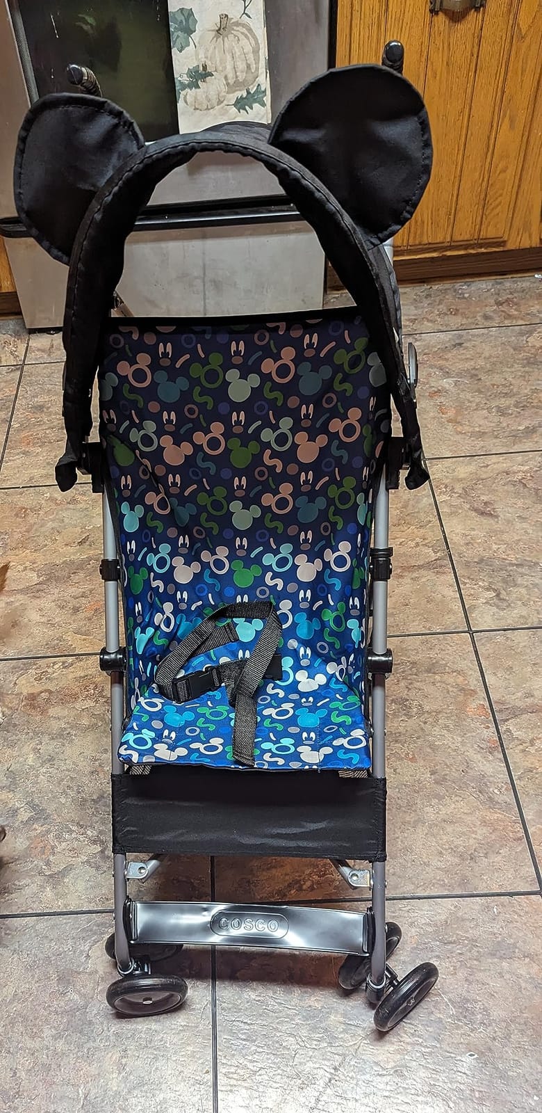 Disney Baby Character Umbrella Stroller, Eye-catching, Fun, 3D Stroller, Hide & Seek Mickey customer photo 1