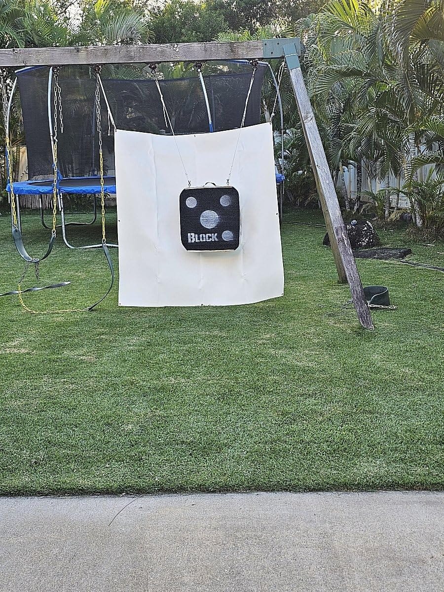 Sratte 5x5 ft Archery Backstop Netting Arrow Catcher Archery Target Backstop for Bow Training customer photo 1
