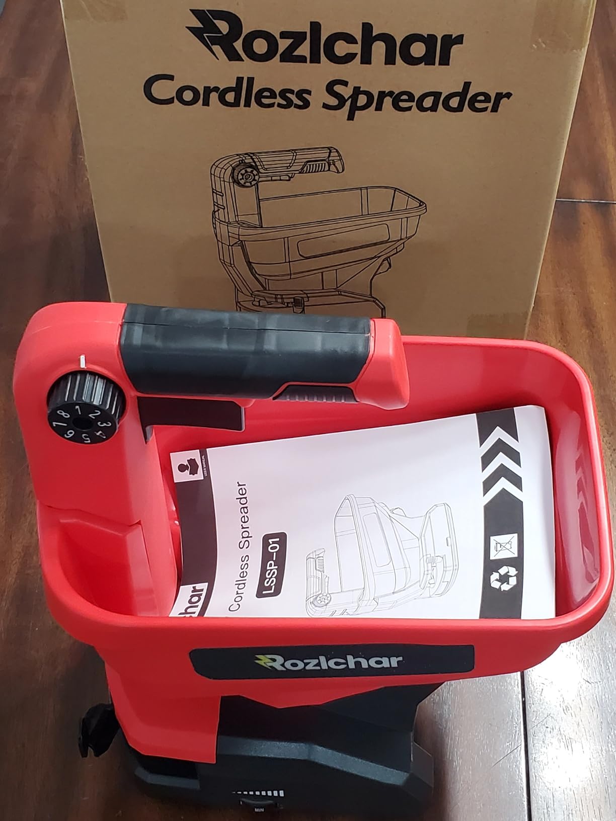 Rozlchar Power Spreader Compatible for Dewalt 20V/60V, Covers 5,000 sq. ft. customer photo 1