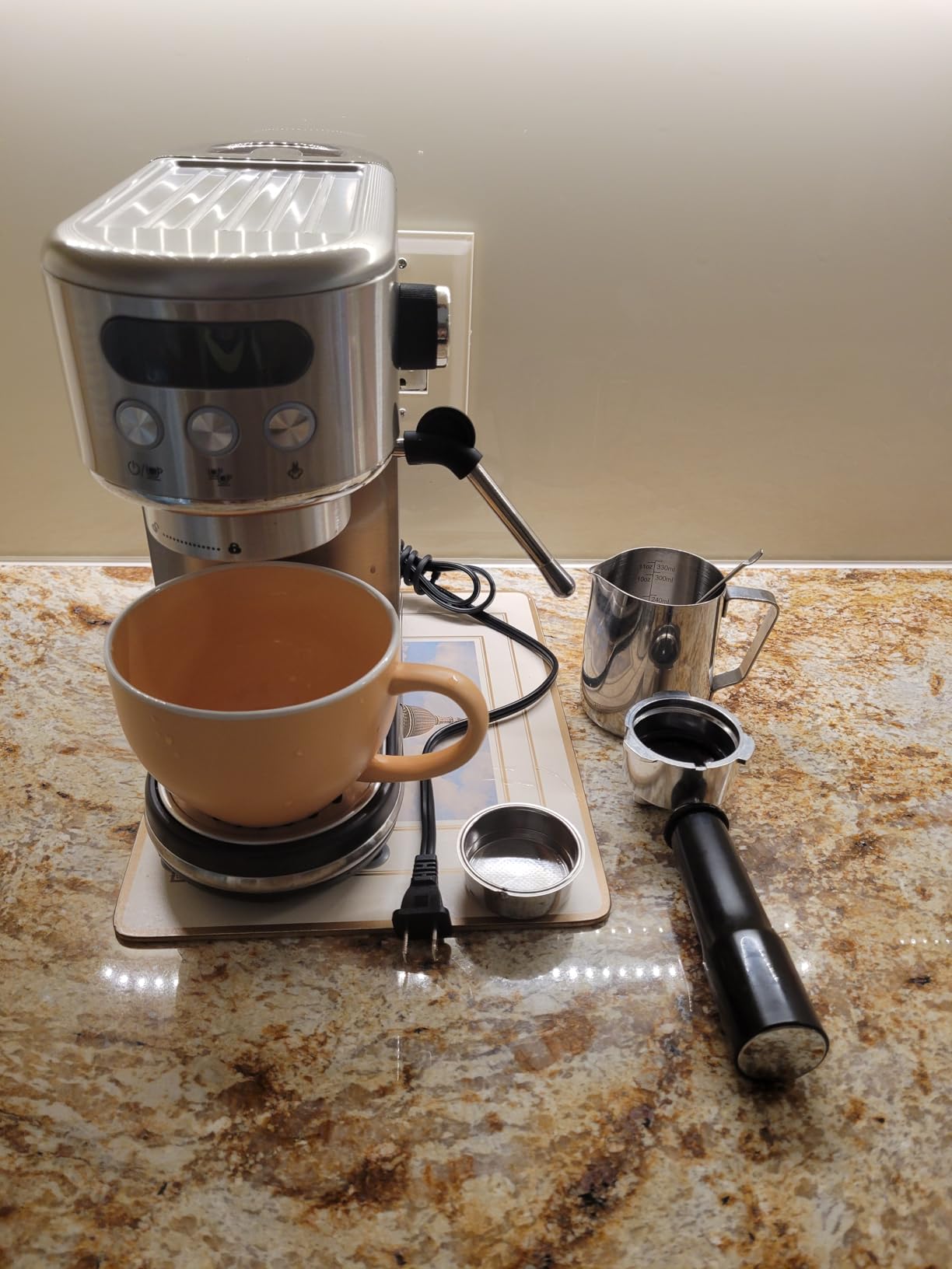 Neretva 20 Bar Espresso Machine Super Compact Espresso Coffee Machine customer photo 2