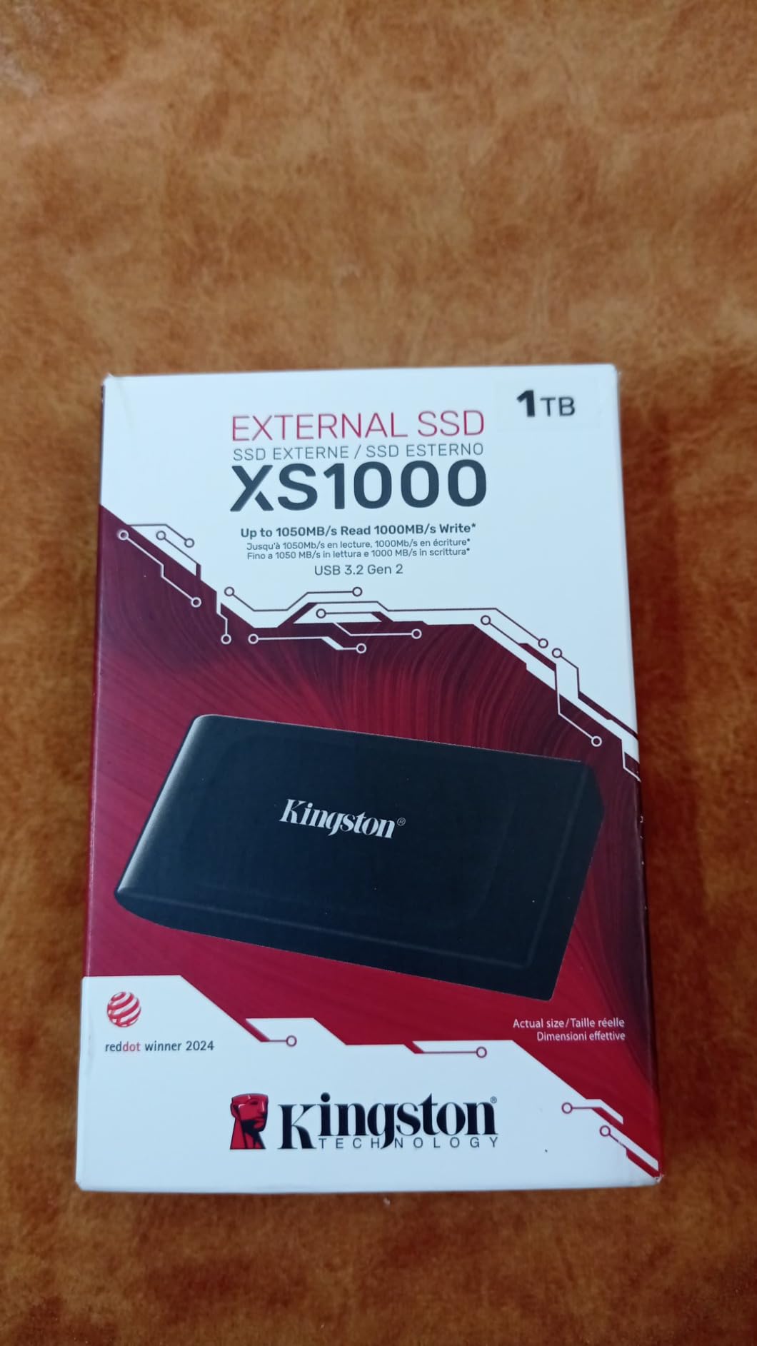 Kingston XS1000 1TB SSD | Pocket-Sized | USB 3.2 Gen 2 | External Solid State Drive | Up to 1050MB/s | SXS1000/1000G customer photo 1