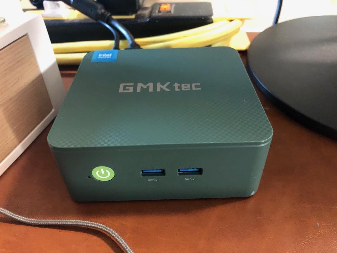 GMKtec Mini PC, G11 AMD Ryzen Embedded R2514 (Beats 4300U/N150), 16GB DDR4 RAM 512GB PCIe M.2 SSD, Business Office Personal Desktop Computer Dual NIC 2.5GbE USB-C HDMI Triple Display customer photo 1