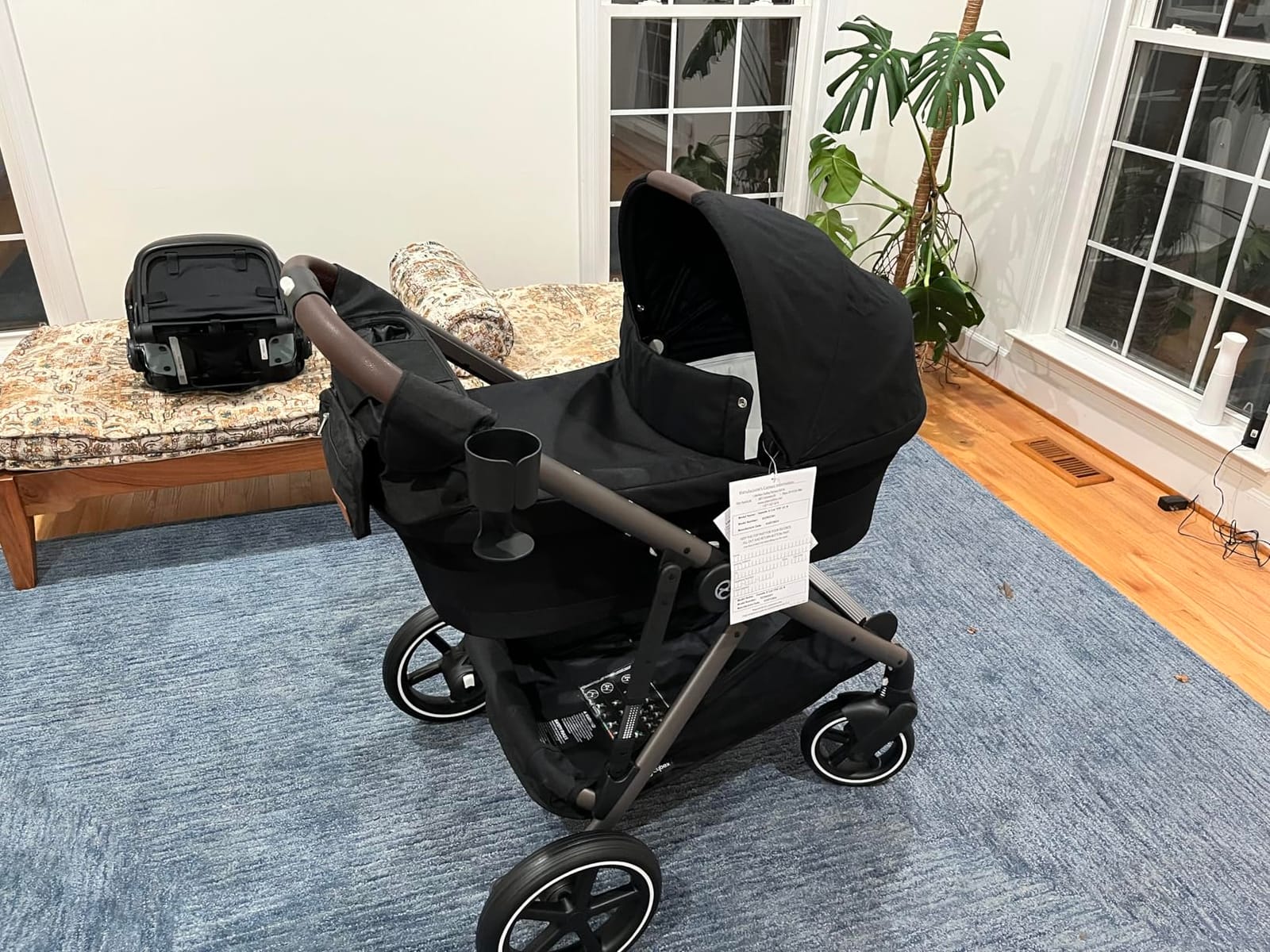 Cybex Gazelle S All-in-One Toddler and Baby Stroller with Over 20 Modular Configurations, Ergonomic Near-Flat Recline, Shopper Basket, and Compact Fold, Moon Black, Black Frame customer photo 1