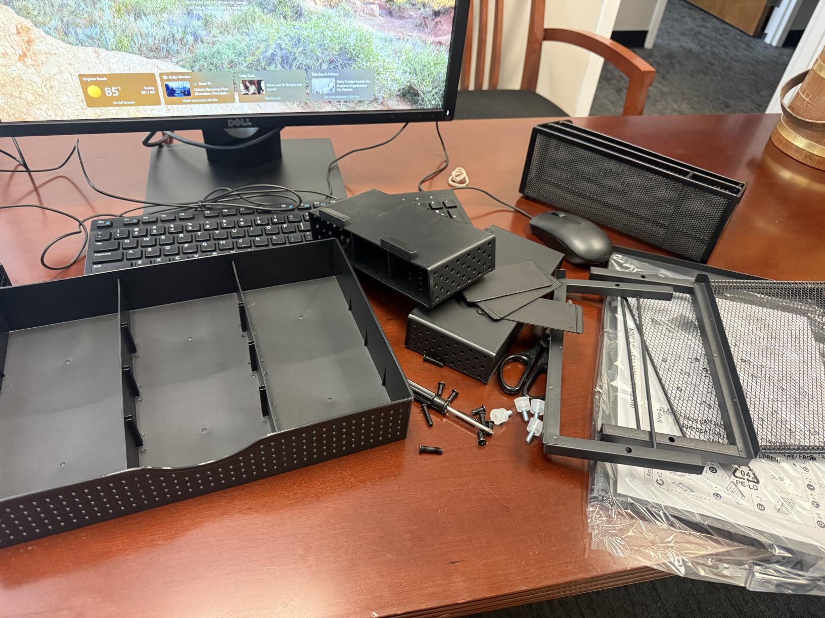 gianotter Monitor Stand with Drawer and 2 Pen Holders customer photo 2
