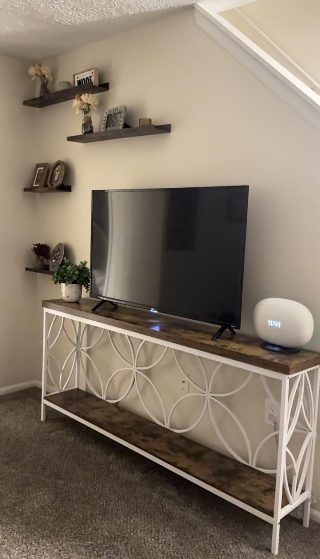 upsimples Floating Shelves for Wall Decor and Storage, Black, 6Pcs 15.7'' customer photo 2