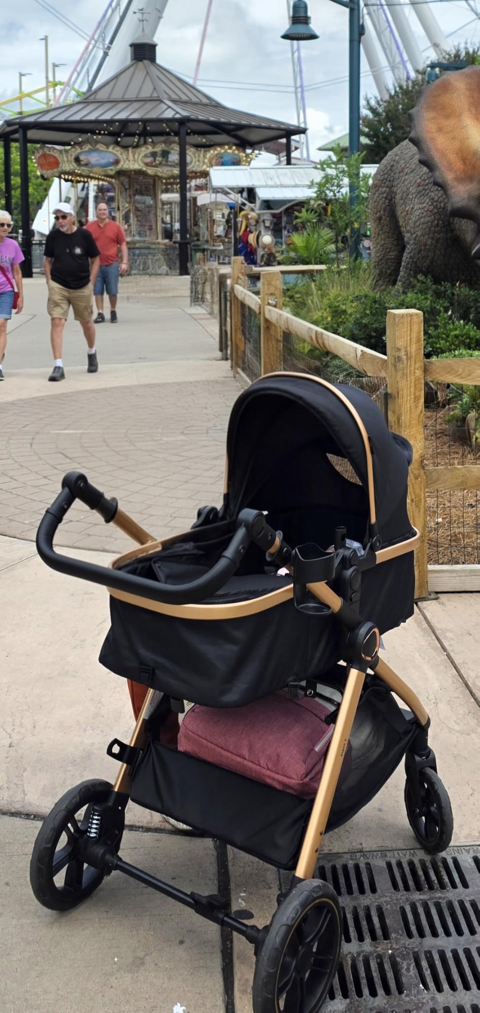 Accombe 2-in-1 Convertible Baby Stroller for Newborn to Toddler customer photo 1