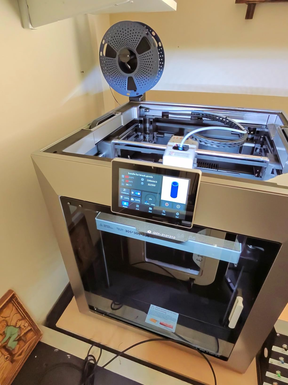 QIDI PLUS4 3D Printer, 65℃ Chamber Heating, 370°C Integrated Nozzle customer photo 1