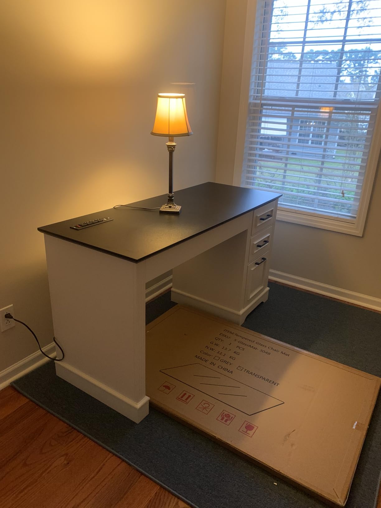 SEDETA Office Desk with 3 Drawers, 55