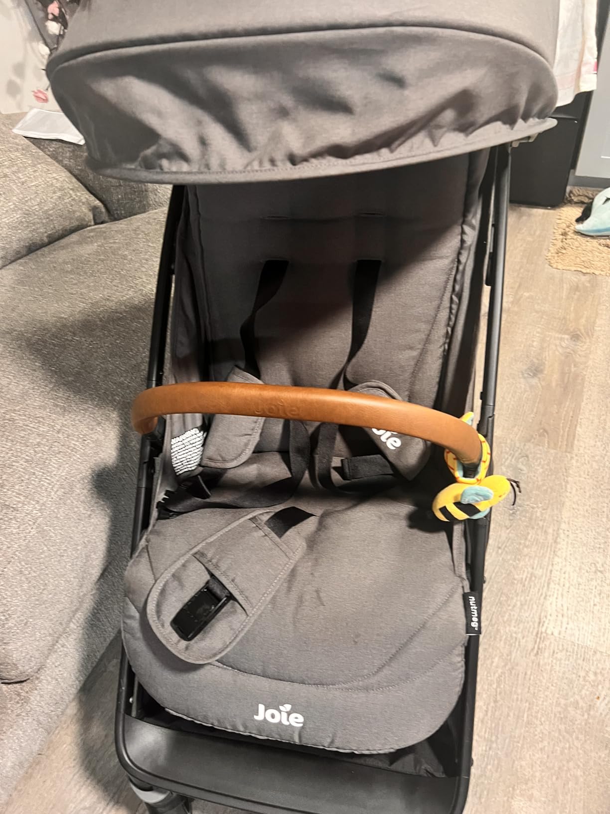 Joie Nutmeg Lightweight Travel Stroller, One-Hand Fold, Birth+ customer photo 2