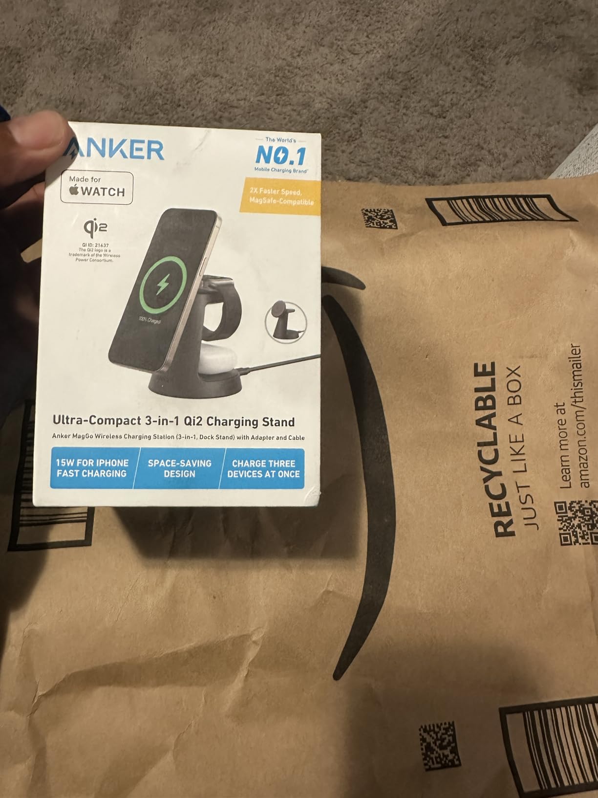 Anker MagGo 3-in-1 Station customer photo 1