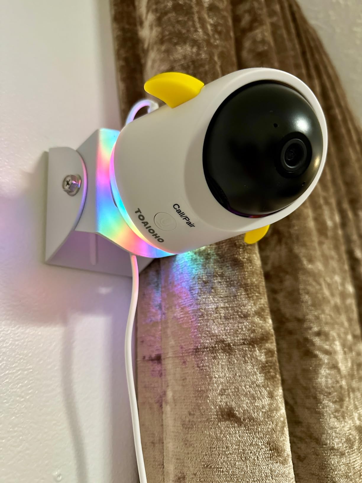 Baby Monitor with 2 Cameras and Audio WiFi/No WiFi: Baby Monitor WiFi Smartphone APP Control NightVision 4.3' Screen Smart Video Baby Monitor with Remote PTZ 2-Way Talk Motion & Cry Alert iOS/Android customer photo 1