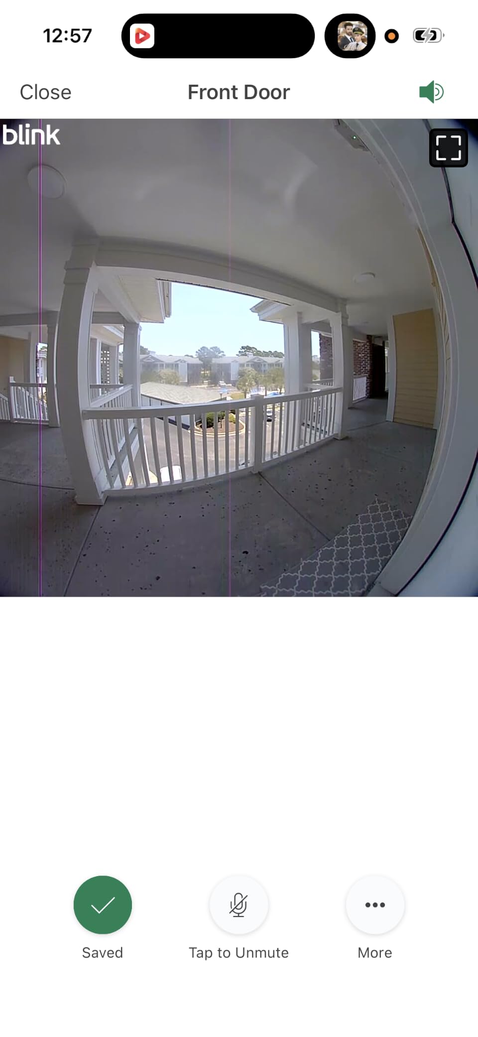 Blink Video Doorbell – Head-to-toe HD view, two-year battery life, and simple setup. Sync Module Core included – System (White) customer photo 2