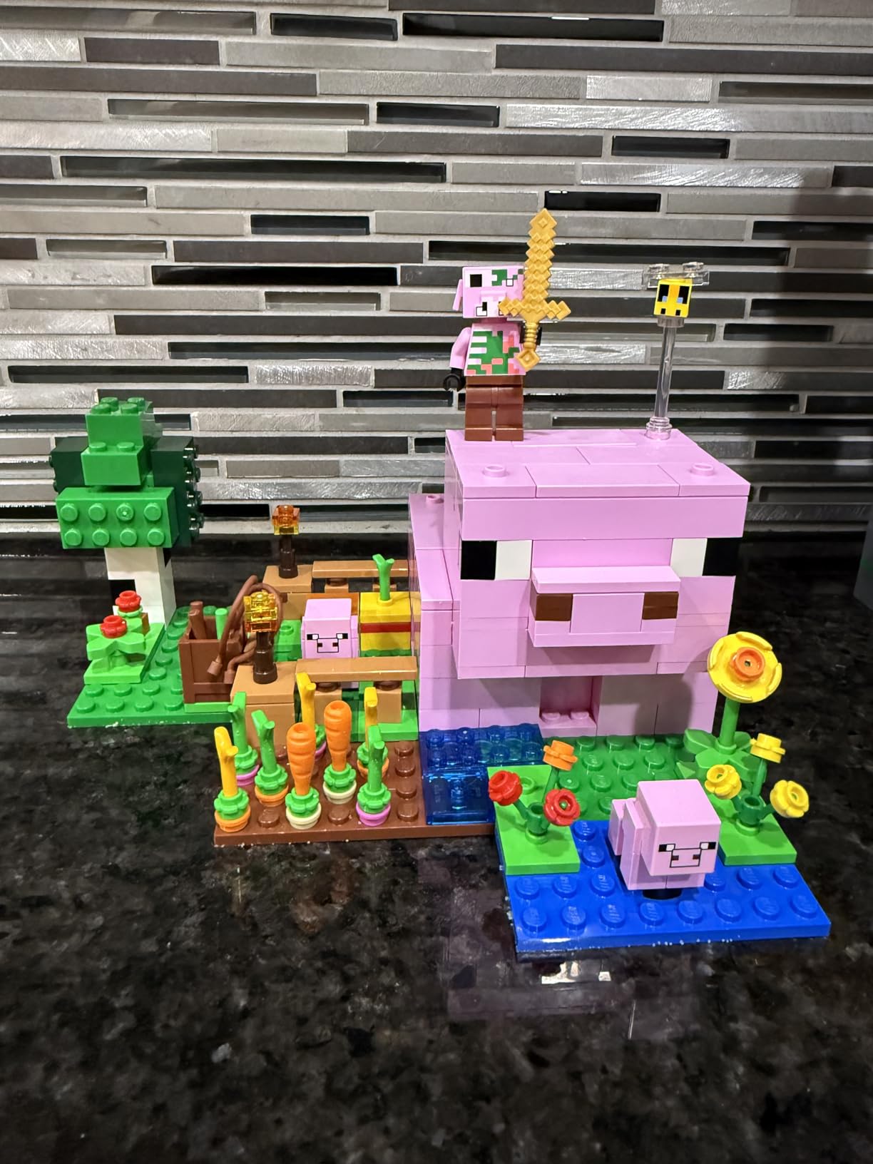 LEGO Minecraft Baby Pig House customer photo 2
