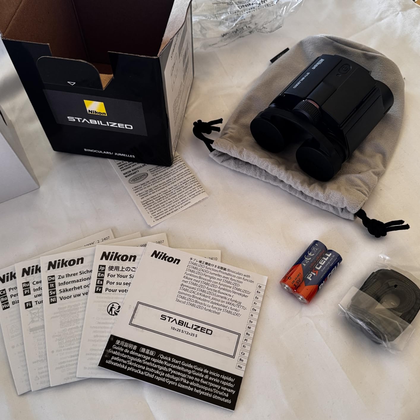 Nikon STABILIZED 12x25 Binoculars - Optical Image Stabilization, Blur-Free View, Waterproof Design, 12x Magnification for Hunting, Birdwatching & Outdoor Activities customer photo 1