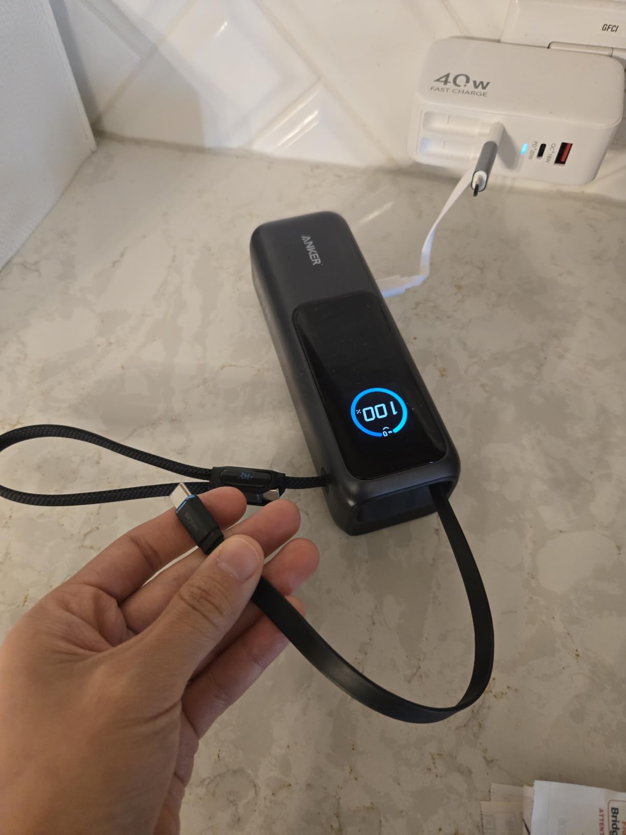 Anker Laptop Power Bank, 25,000mAh Travel Essential with 165W Total Output customer photo 2