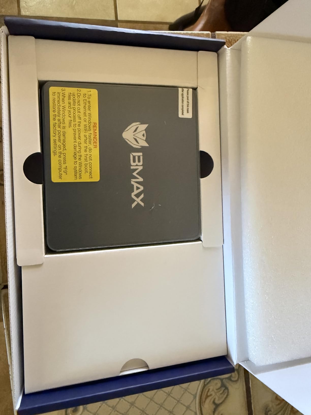 Bmax Mini PC, Intel N4500 Processor Up to 2.8GHz, 8GB RAM 256GB M.2 SSD, Windows 11 Pro Mini Desktop Computer, Dual 4K Display, WiFi 5, VESA Mount, for Office, Home Business & HTPC, B3 Pro customer photo 2