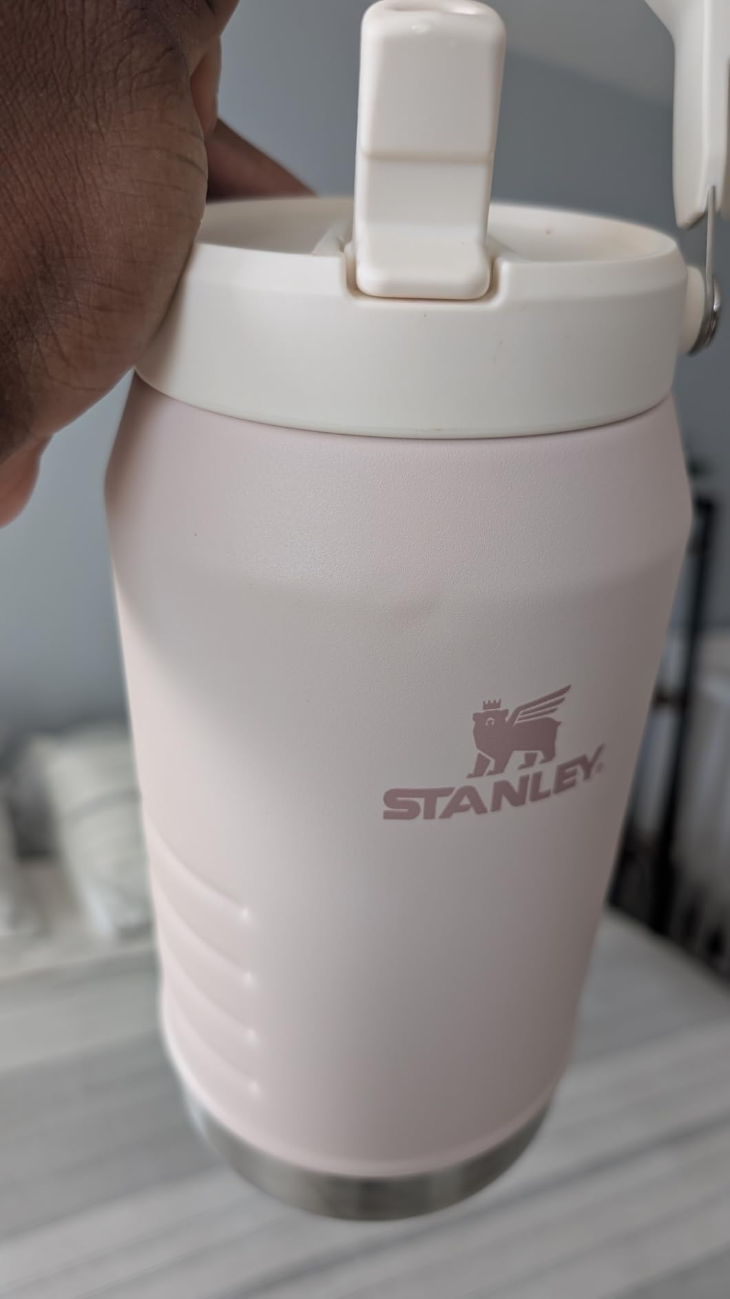STANLEY IceFlow Flip Straw 2.0 Jug, 64 oz, Rose Quartz customer photo 2