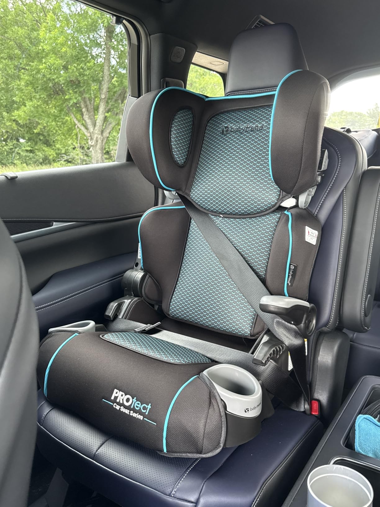 Baby Trend Protect 2-in-1 Folding Belt-Positioning Booster Seat, Dash Rose customer photo 1