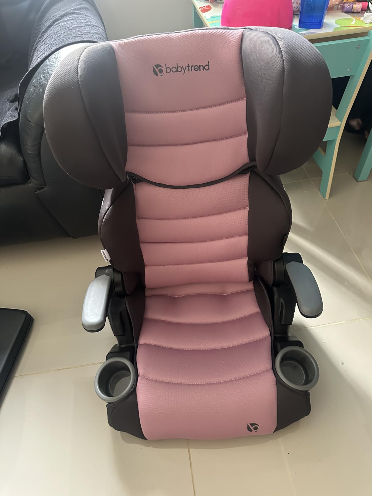 Baby Trend Protect 2-in-1 Folding Belt-Positioning Booster Seat, Dash Rose customer photo 2