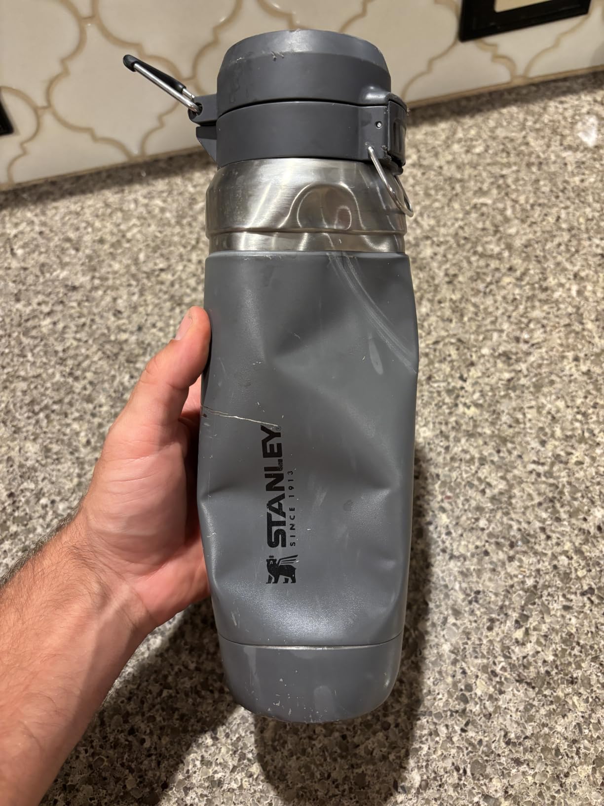 STANLEY Quick Flip GO Bottle, 36 oz, Frost customer photo 1