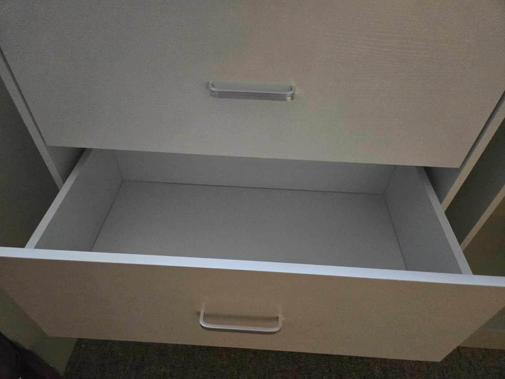Aheaplus 2.5FT Closet System with 3 Drawers, 29.5’’ Closet Organizer, Grey customer photo 2