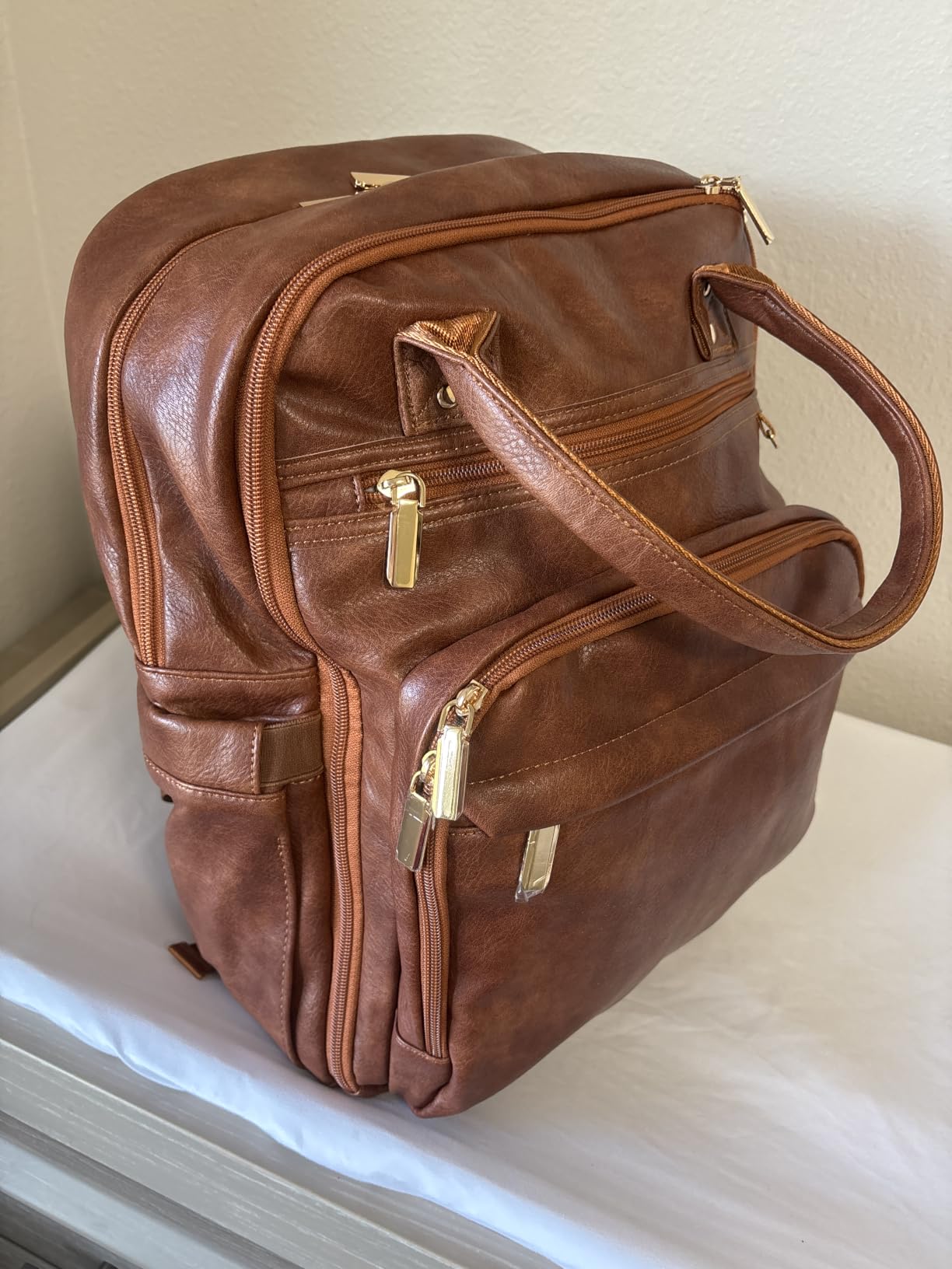 LORADI 18 Pockets Large Diaper Bag Backpack, XL customer photo 2