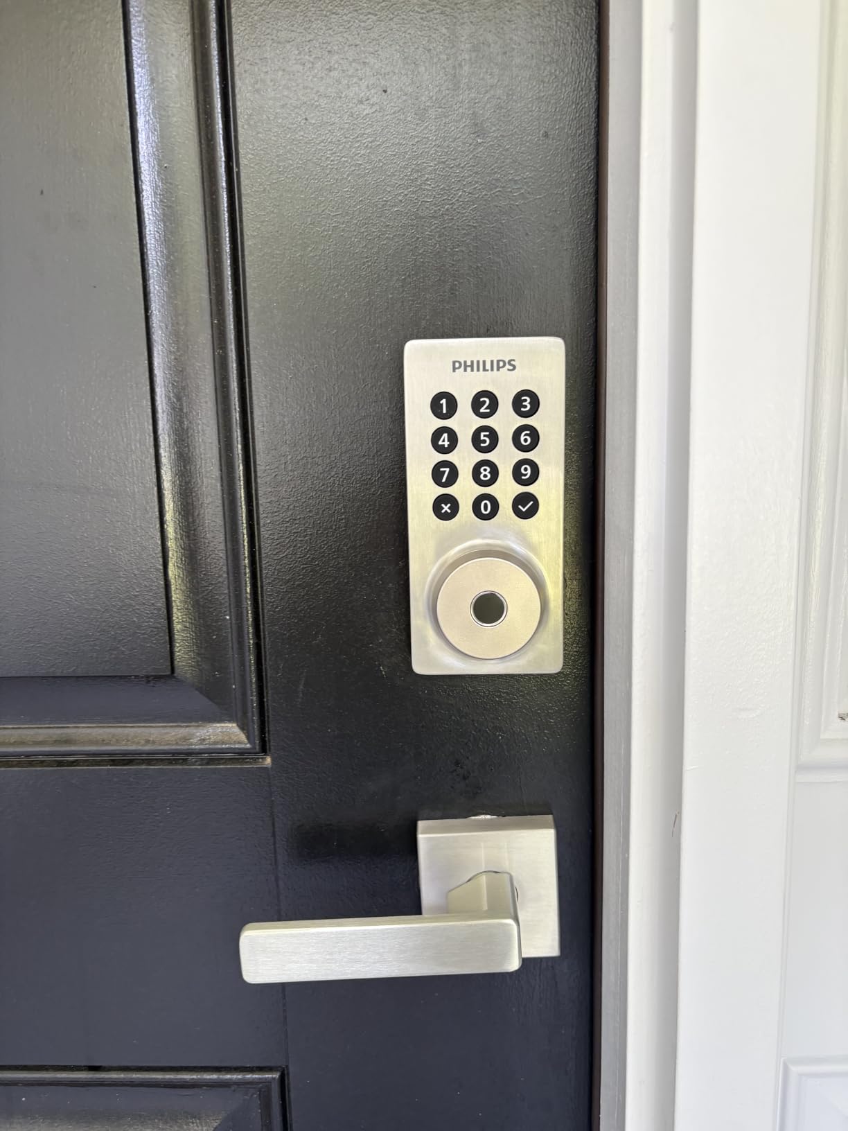 Philips WiFi Keypad Deadbolt with Handle, Built-in WiFi, APP Remote Control customer photo 2