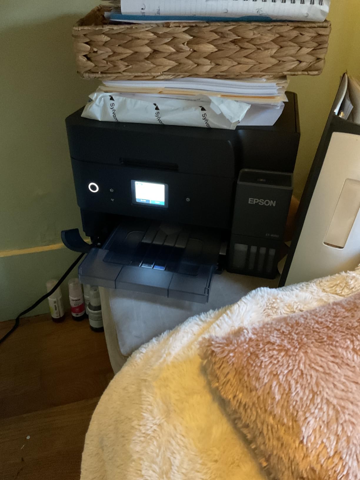 Epson EcoTank ET-4950 Wireless Duplex All-in-One Cartridge-Free Supertank Color Inkjet Printer, Fax, Black customer photo 1