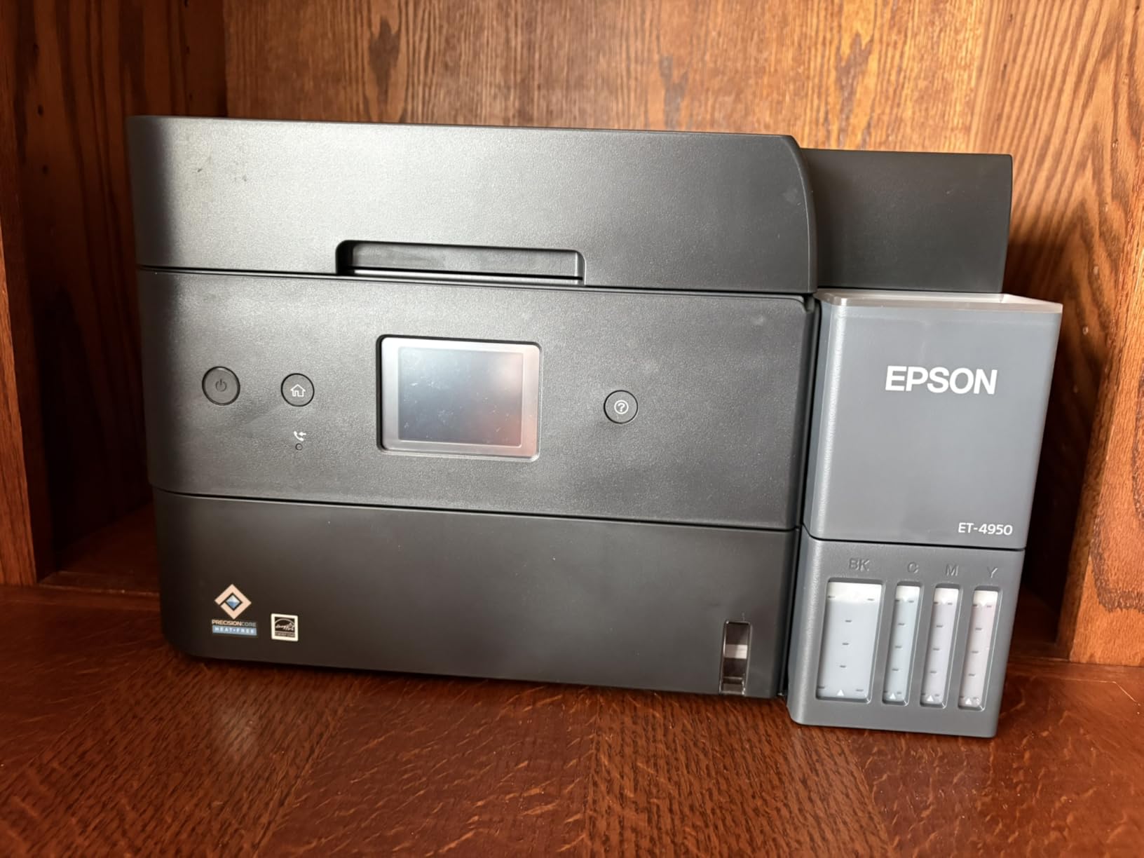 Epson EcoTank ET-4950 Wireless Duplex All-in-One Cartridge-Free Supertank Color Inkjet Printer, Fax, Black customer photo 2