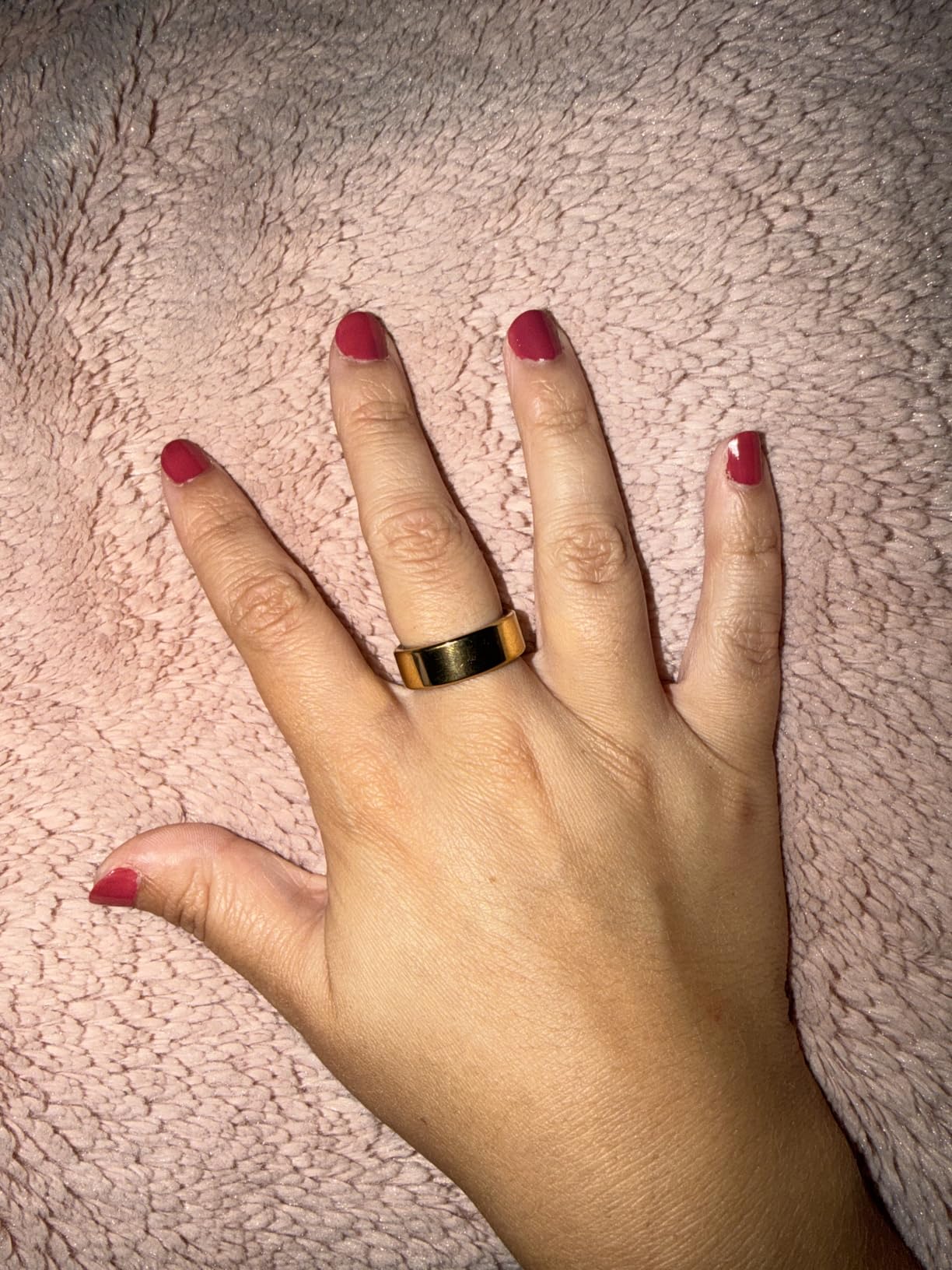 COLMI R02, Smart Ring for Women, AI Health Tracker & 5ATM. (Black, 11#) customer photo 1