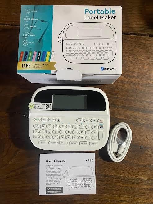 Label Maker Machine with Tapes, Rechargeable Label Maker Waterproof-Labels customer photo 1