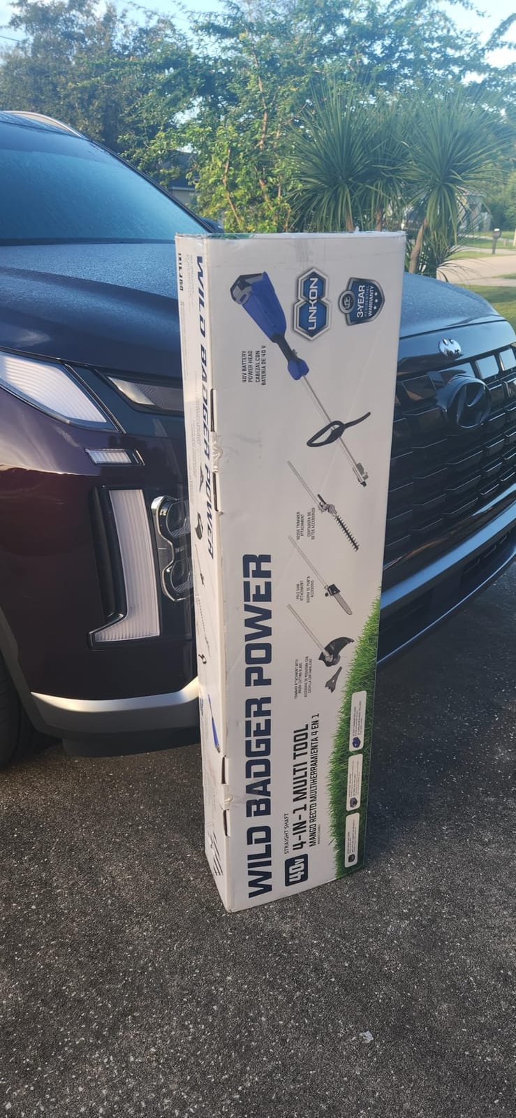 Wild Badger Power 40V Brushless Weed Wacker, String Trimmer/Edger, Hedge Trimmer and Brush Cutter Blade, Pole Saw, Attachment Capable 4-in-1 Multi-Tool Kit with 1 * 40V 4Ah Battery and 1*Charger customer photo 2
