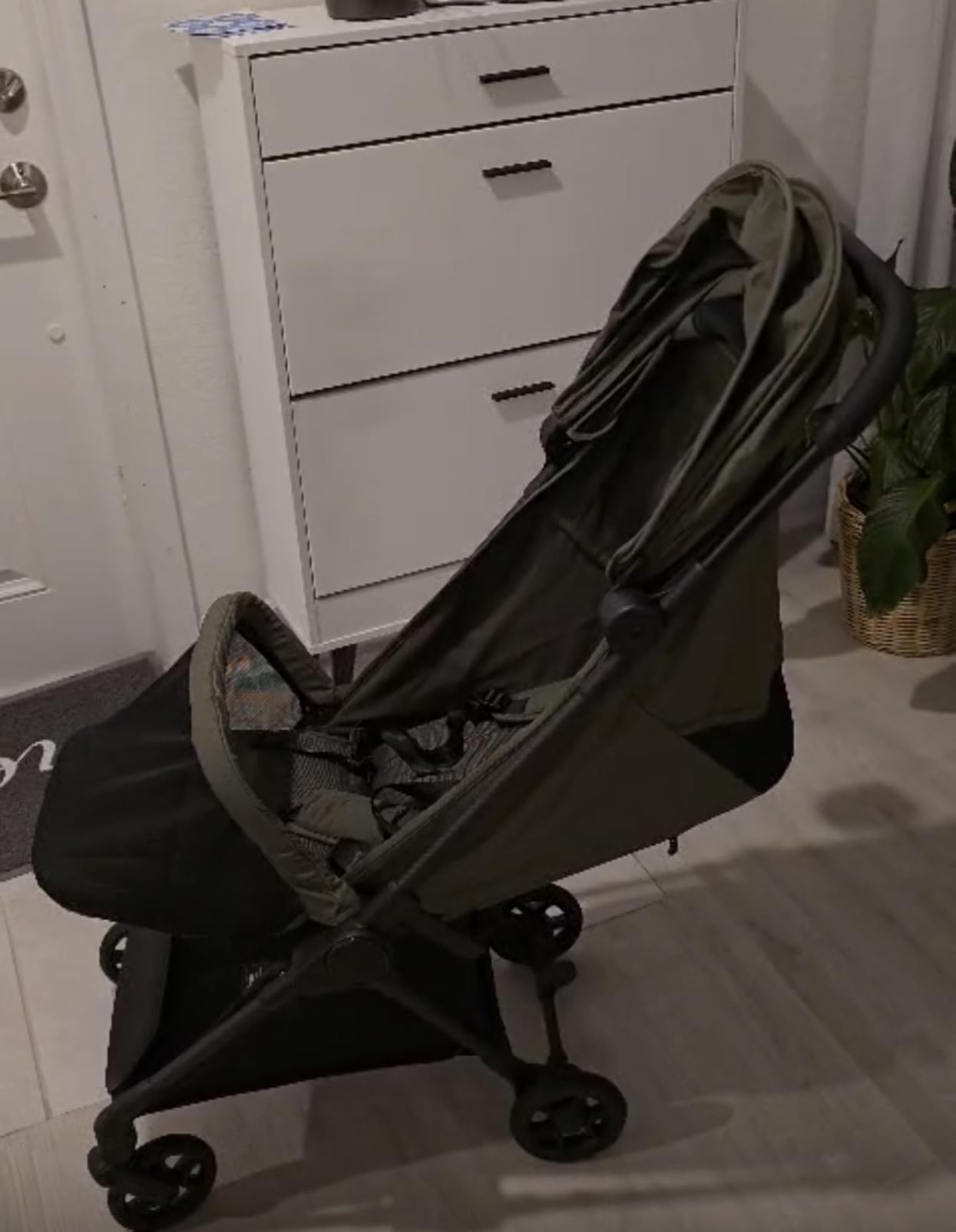 Mompush Nexis Carbon Fiber Lightweight Travel Stroller, Carry-On, Forest customer photo 1