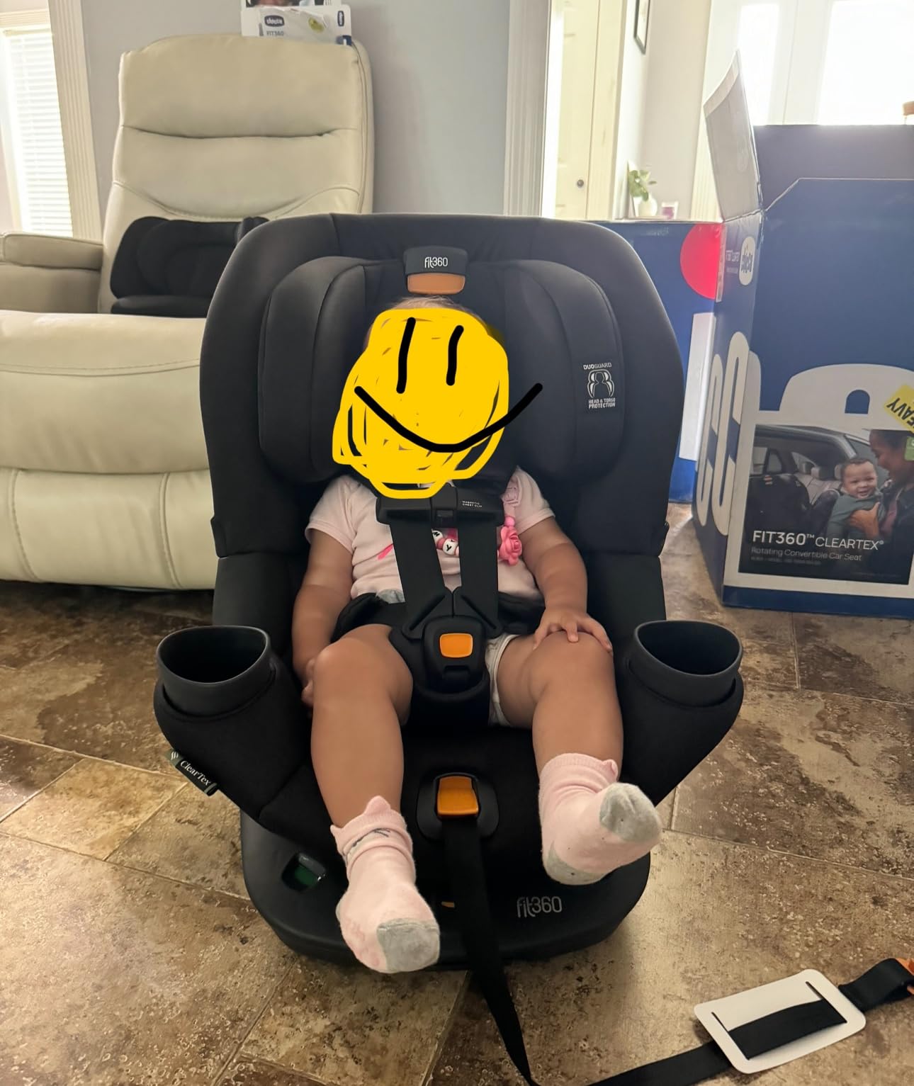 Chicco Fit360 ClearTex Rotating Convertible Car Seat customer photo 2