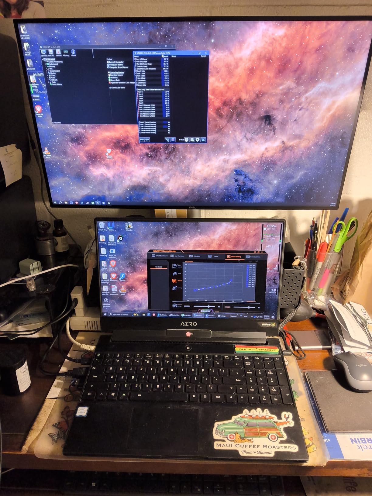 WALI Computer Monitor Stand with Storage and Pen Holder customer photo 2