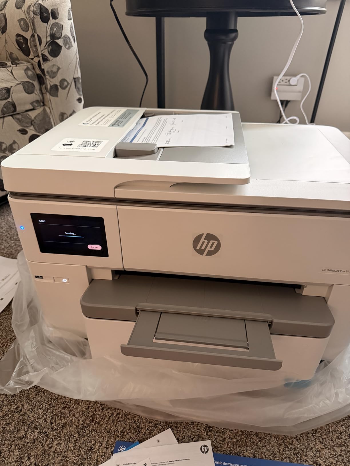 HP OfficeJet Pro 9730 Wide-Format Wireless All-in-One Color Inkjet Printer, Print, scan, Copy, fax, up to 11x17 ADF, Duplex Print/scan, Best-for-Office, 3 Month Trial of Instant Ink Included(C2WH0A) customer photo 1