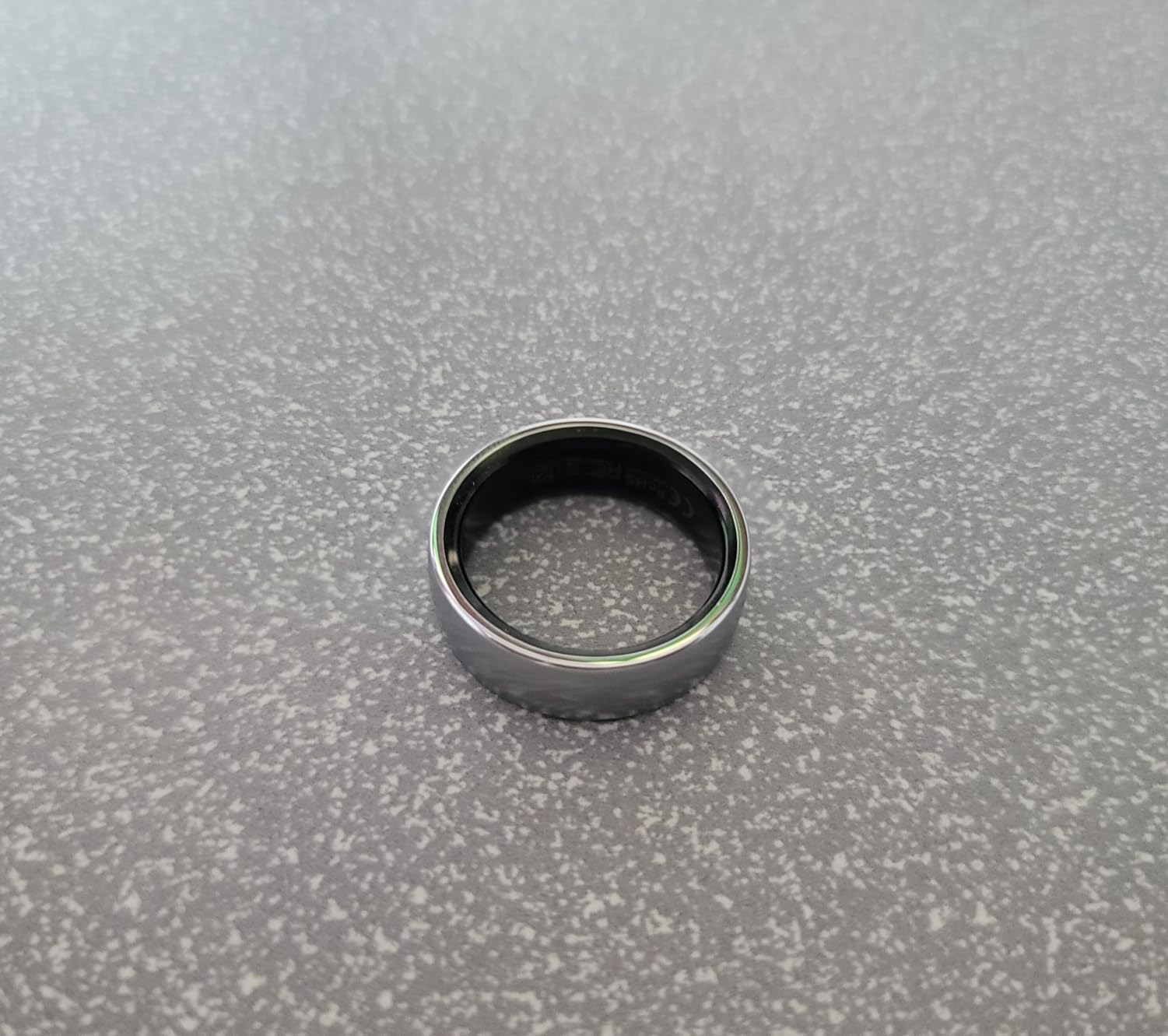 Smart Ring for Women Men, Sleep Tracker, 12 Sports Modes, Size 8 Black customer photo 2