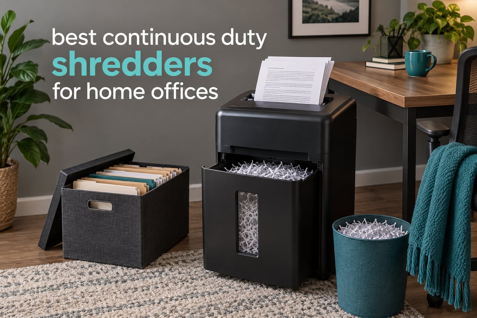 best continuous duty shredders for home offices
