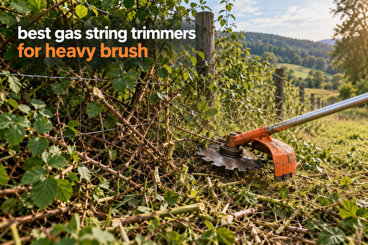 best gas string trimmers for heavy brush
