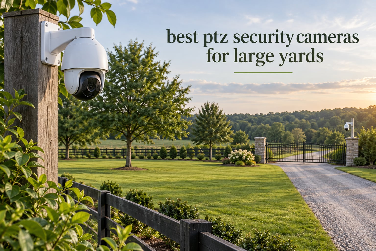 best ptz security cameras for large yards