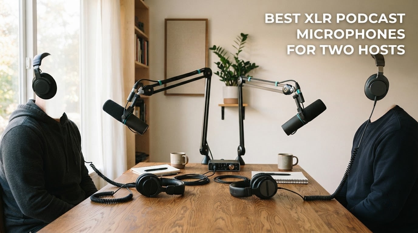 best xlr podcast microphones for two hosts