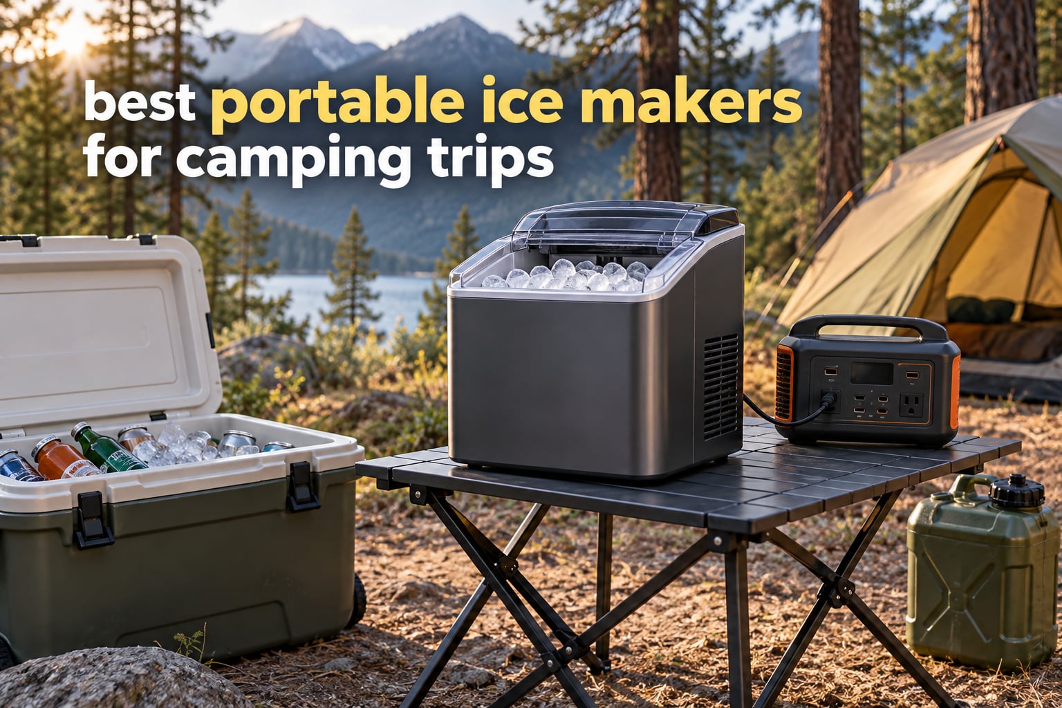 best portable ice makers for camping trips