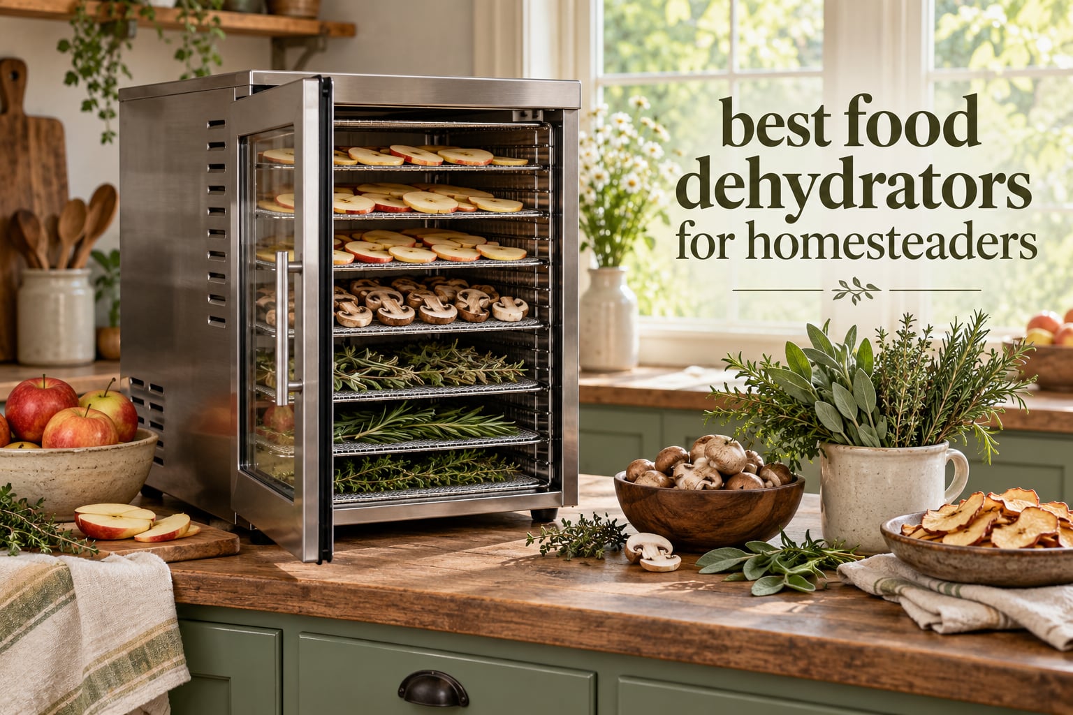 best food dehydrators for homesteaders