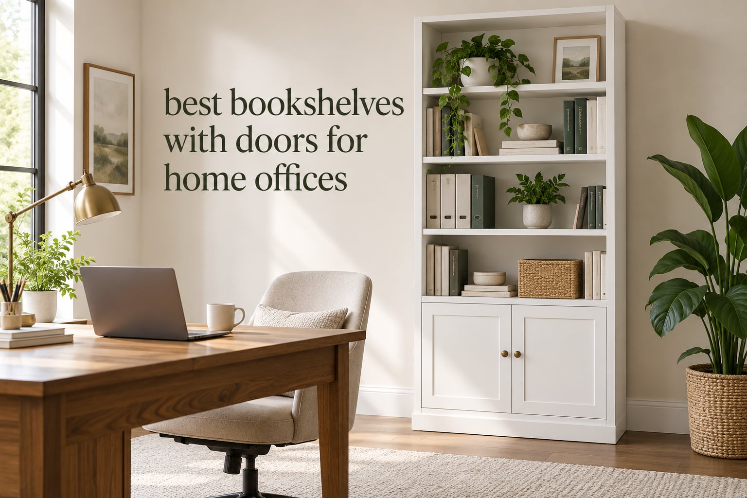 best bookshelves with doors for home offices